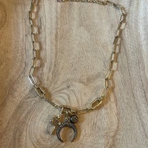 Stella and dot charm necklace. Charms can be removed.